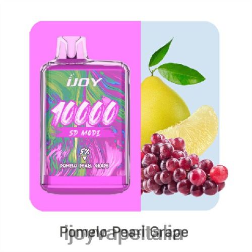 iJOY Disposable Vape - iJOY Bar SD10000 monouso H2H04F170 uva pomelo perlata