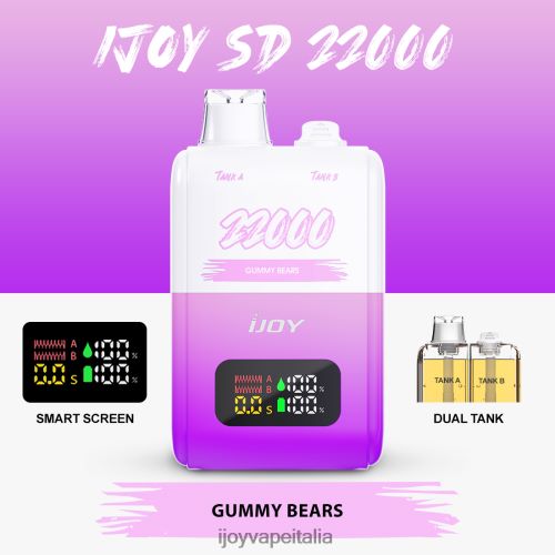 iJOY Vape Shop - iJOY SD 22000 monouso H2H04F154 Orsetti gommosi
