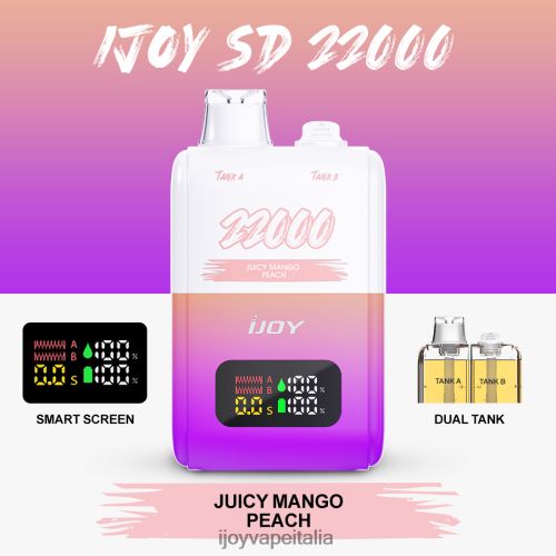 iJOY Vapes For Sale - iJOY SD 22000 monouso H2H04F156 succosa pesca al mango