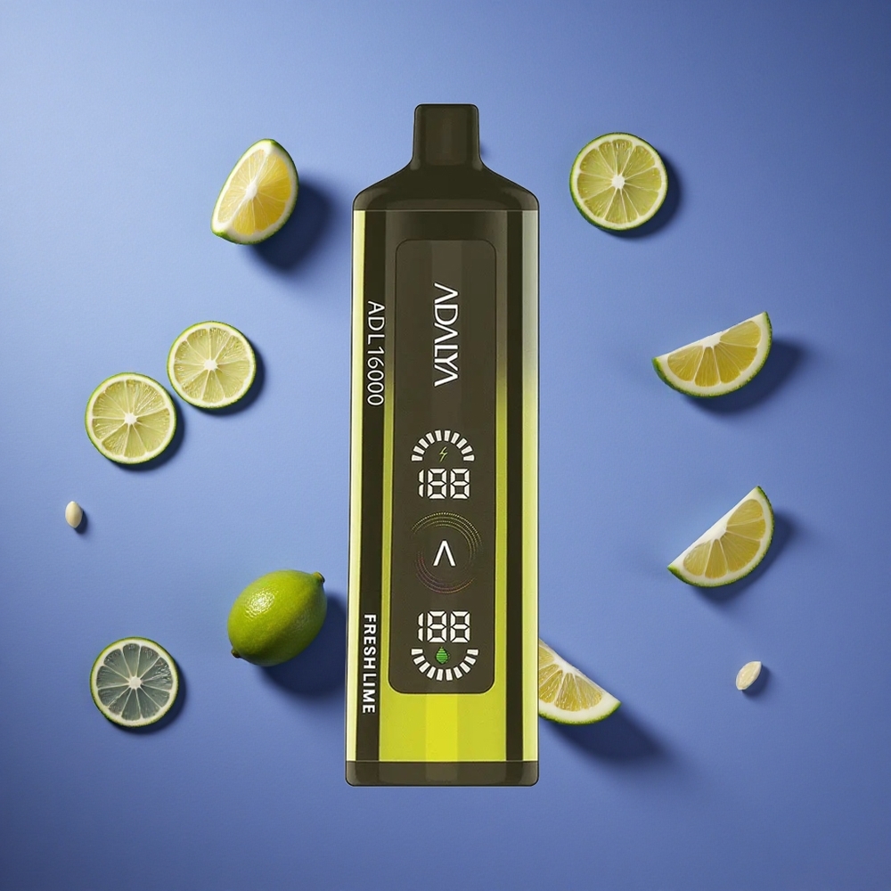 Lime Fresco Adalya ADL 16000 PRO Puffs Ricaricabile USB-C Italia vape
