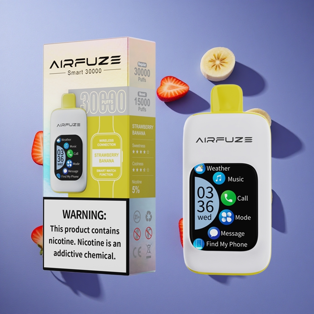 Fragola Banana AirFuze Smart 30000 Puffs TFT Touch Italia vape