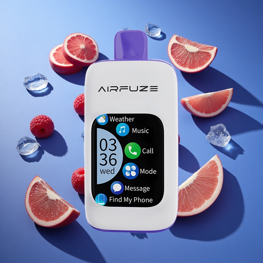 Mirtillo Lampone Ghiaccio AirFuze Smart 30000 Puffs Tipo-C Italia vape