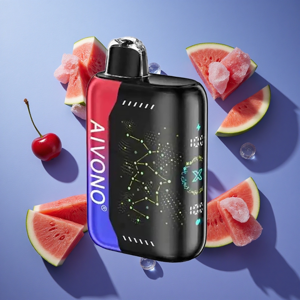 Anguria Ghiacciata Ciliegia Aivono Aim Boom 25000 Puffs 28ml Capacità E-Liquid Italia vape