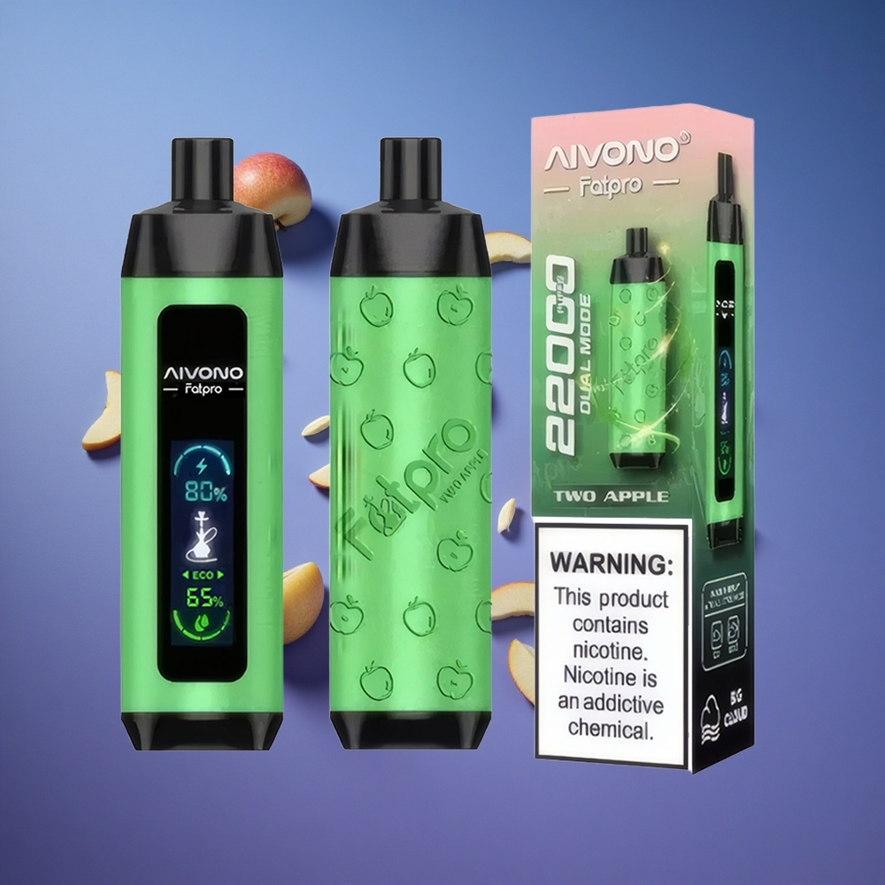 Mela Due Aivono Aim Fatpro 22000 Puffs 28ml E-Liquido Italia vape