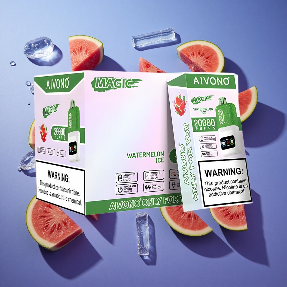 Anguria Ghiacciata Aivono Aim Magic 20000 Puffs Doppia Bobina Maglia Italia vape