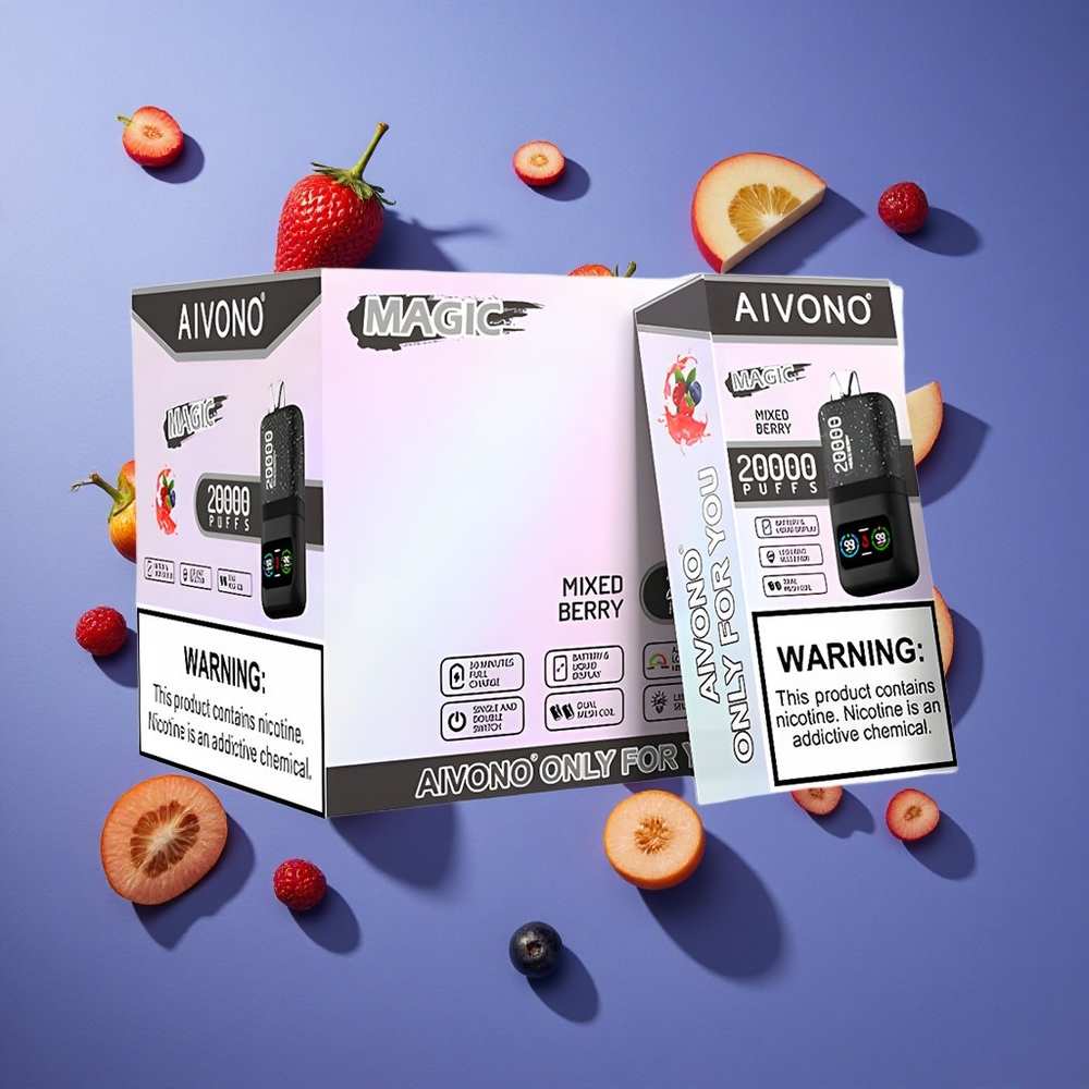 Misto di Bacche Aivono Aim Magic 20000 Puffs LCD Ricaricabile Italia vape