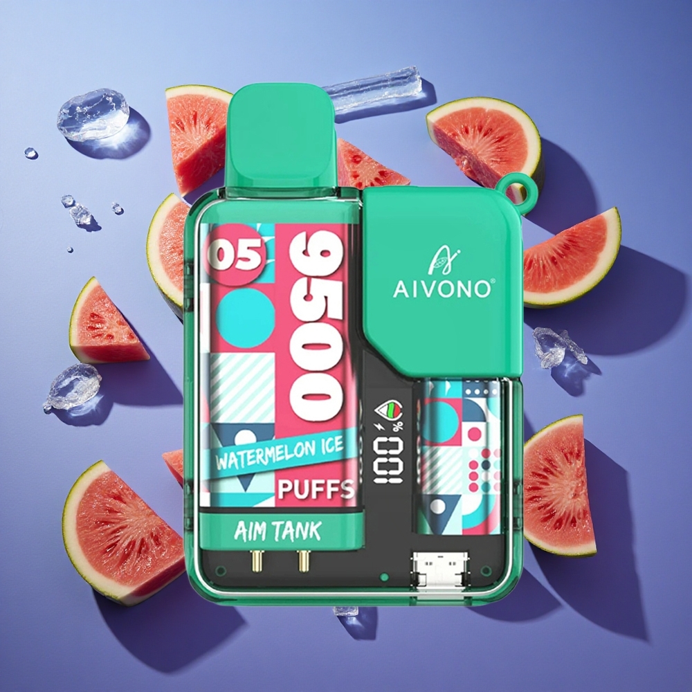 Anguria Ghiacciata Aivono AIM-TANK 9500 Puffs 18ml LCD Italia vape