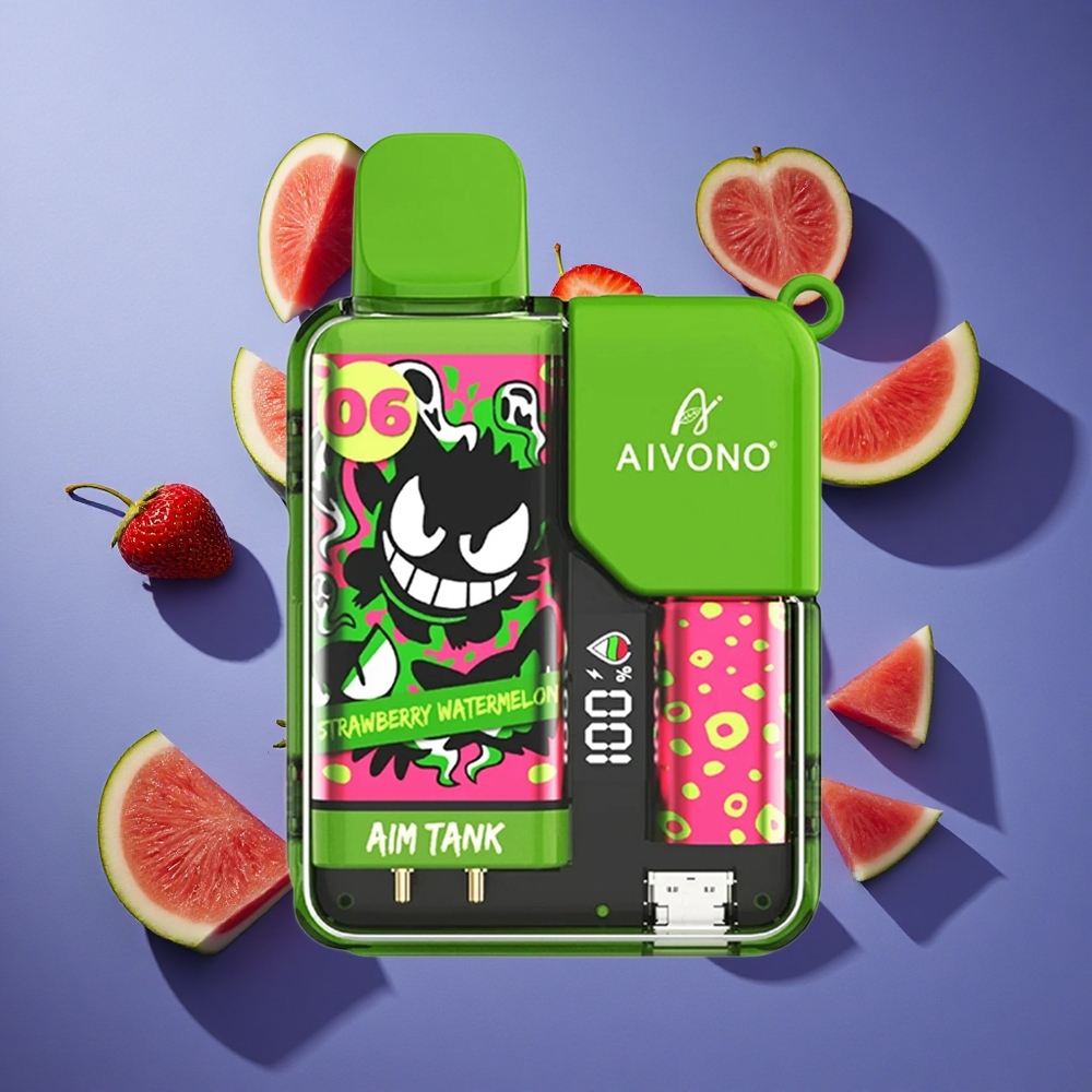 Fragola Anguria Aivono AIM-TANK 9500 Puffs Capacità 18ml Italia vape