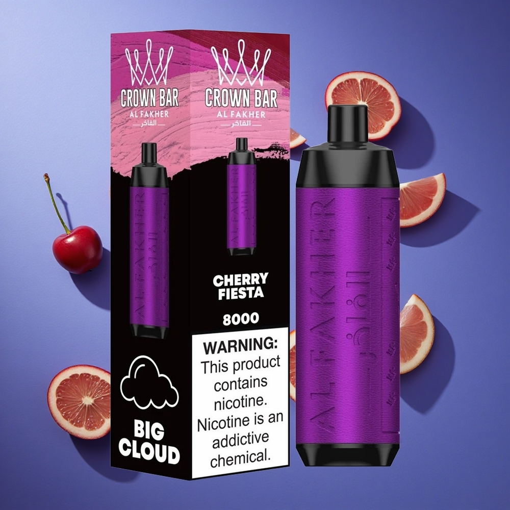 Ciliegia Fiesta Al Fakher Crown Bar 8000 Puffs 18ml Italia vape