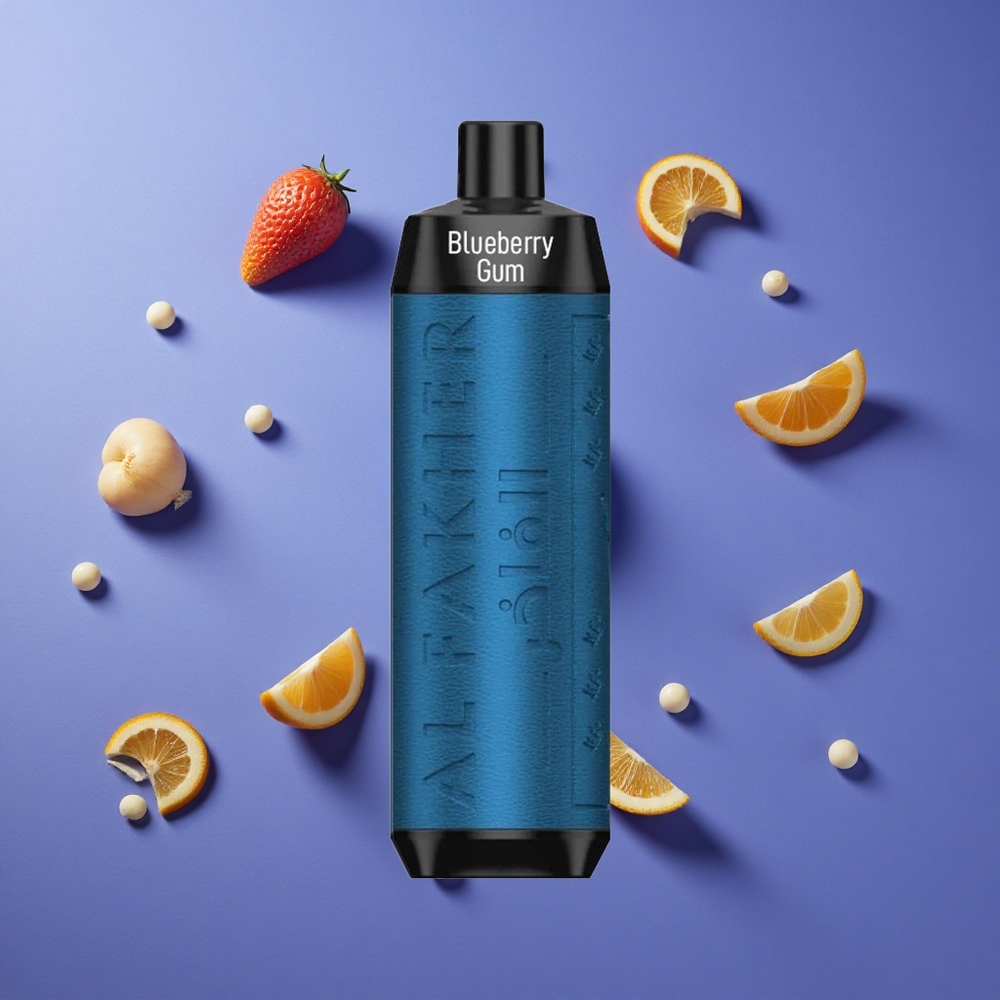 Gomma Mirtillo Al Fakher Crown Bar 8000 Cristallo Disposable Con Batteria 600mah Italia vape