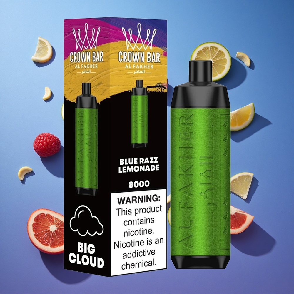 Lampone Limonata Al Fakher Crown Bar 8000 18ml Italia vape