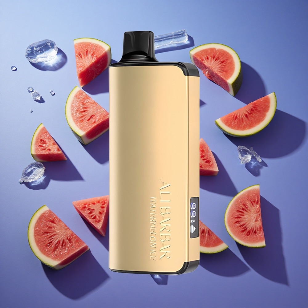 Anguria Ghiacciata Alibarbar Ingot 9000 Puffs LED Display 22ml Italia vape