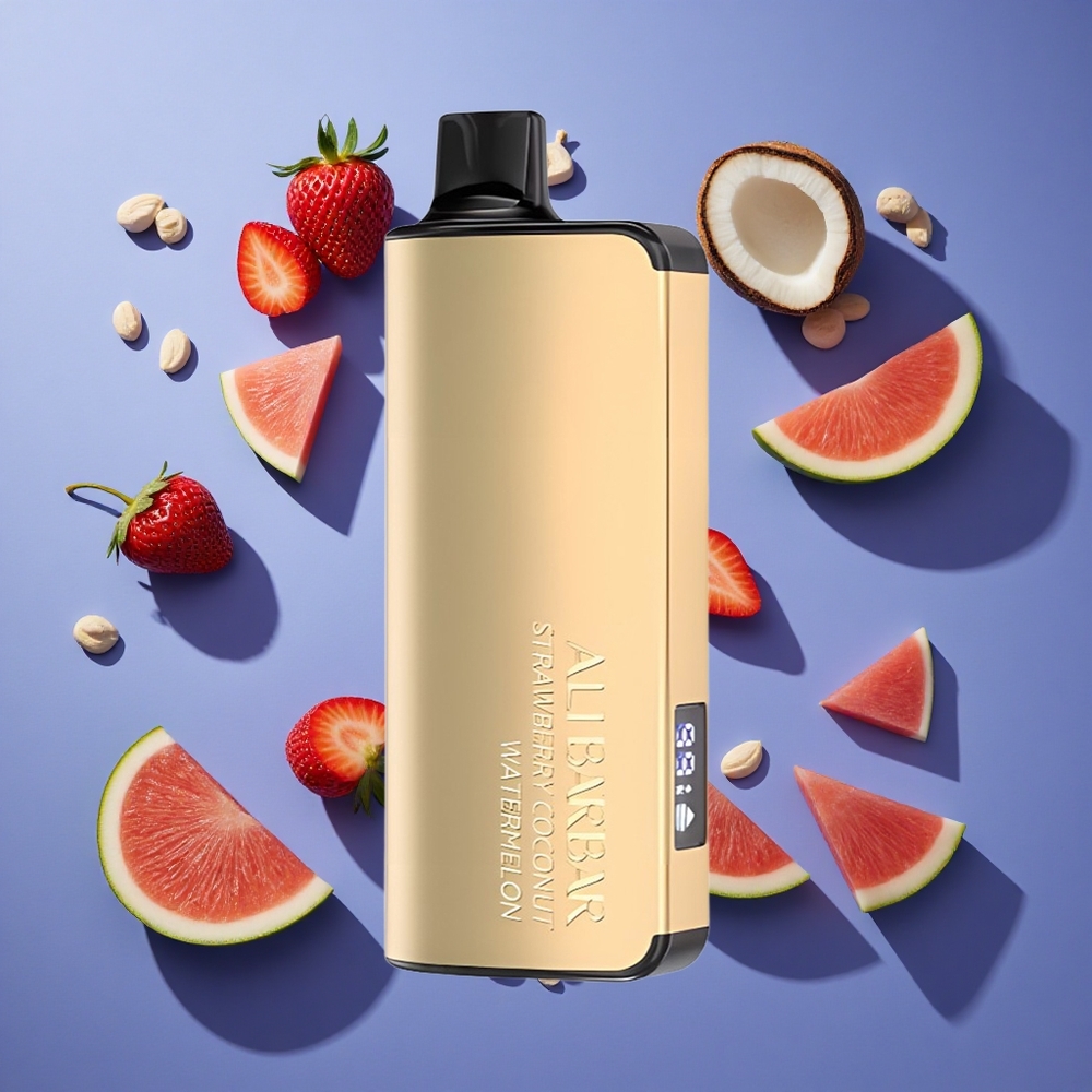 Fragola Cocco Anguria Alibarbar Ingot 9000 Puffs 22ml Italia vape