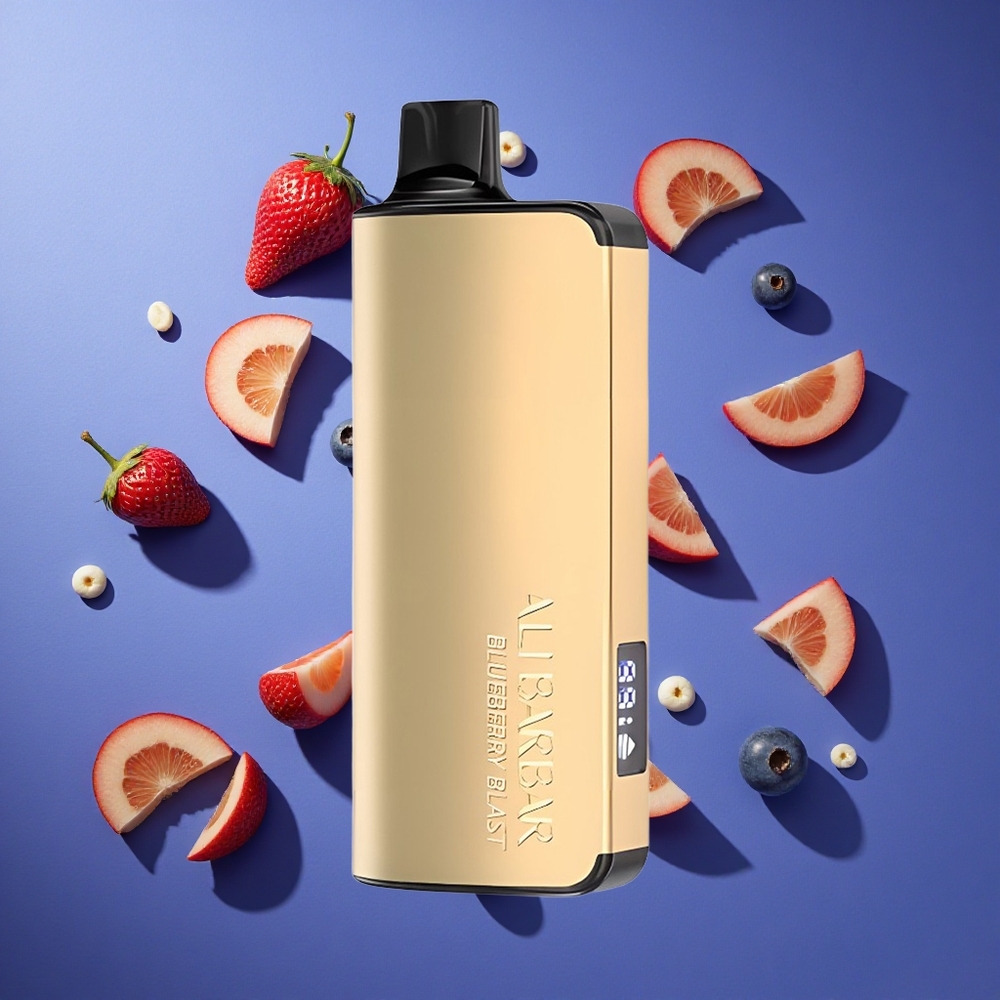 Mirtillo Blast Alibarbar Ingot 9000 Puffs 22ml Capacità Italia vape