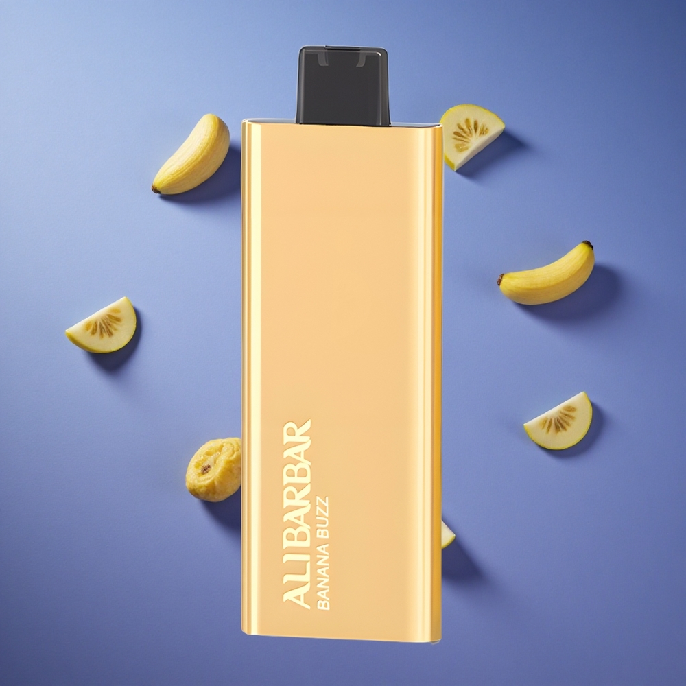 Banana Buzz Alibarbar Pandora 7000 Puffs Disposable 17 ml Italia vape