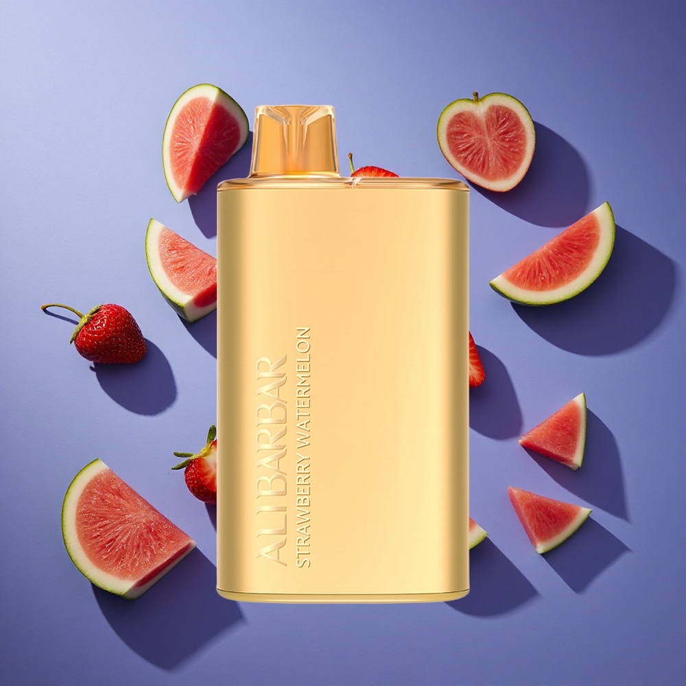 Fragola Anguria Alibarbar Rich 8000 Puffs 20ml Capacità Italia vape