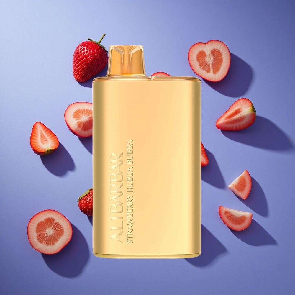 Fragola Hubba Bubba Alibarbar Rich 8000 Puffs Capacità 20ml Italia vape
