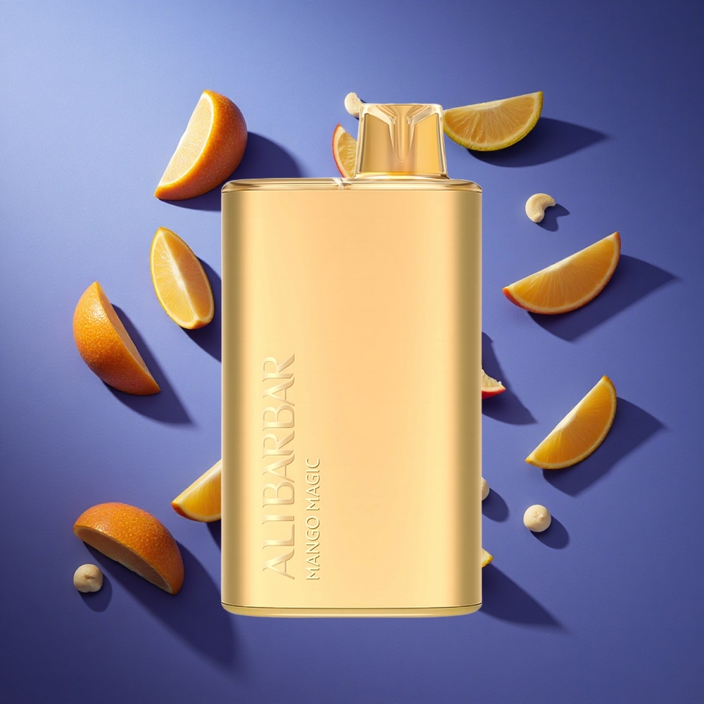 Mango Magico Alibarbar Rich 8000 Puffs 20ml Capacità Italia vape