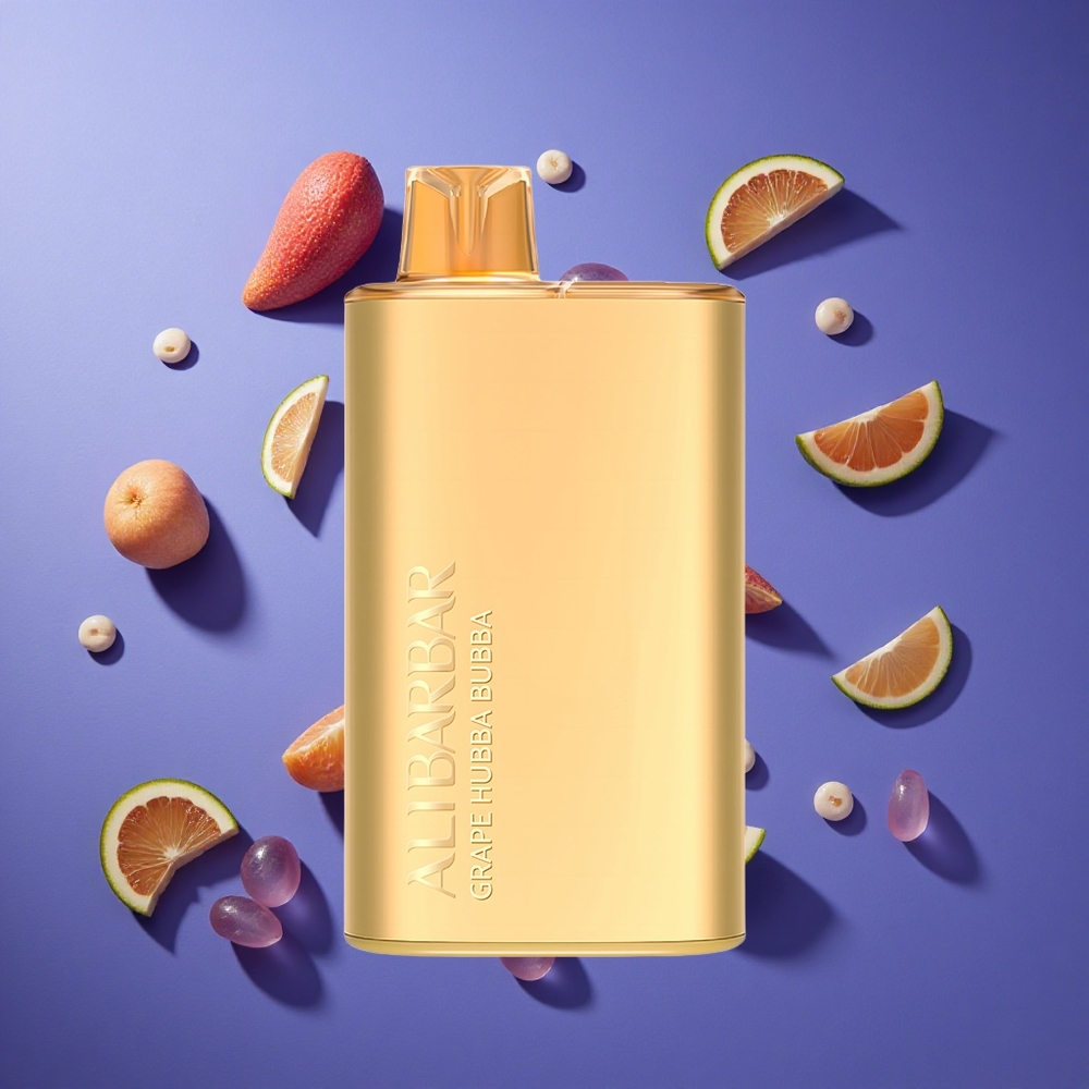 Uva Hubba Bubba Alibarbar Rich 8000 Puffs Non Ricaricabile Italia vape