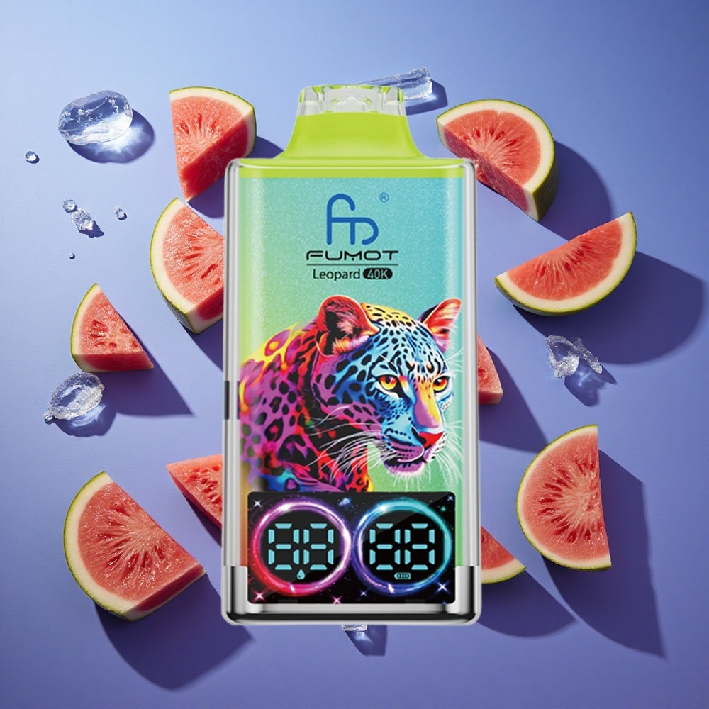 Anguria Ghiaccio Fumot Leopard 40K Puffs Ricarica Digitale Italia vape