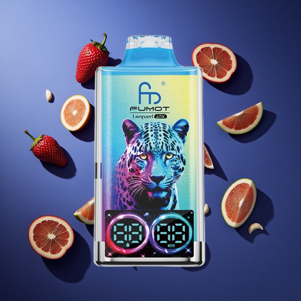 Drago Nero Ghiaccio Fumot Leopard 40K Puffs Dual Mesh Italia vape