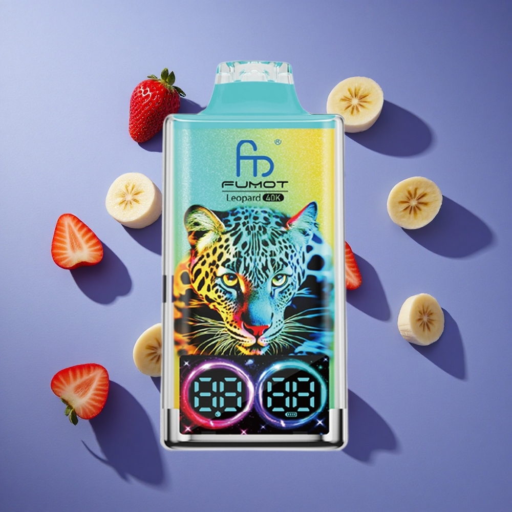 Fragola Banana Fumot Leopard 40K Puffs Dual Mesh Italia vape