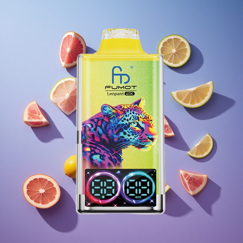 Limone Rosa Fumot Leopard 40000 Puffs Dual Mesh Italia vape