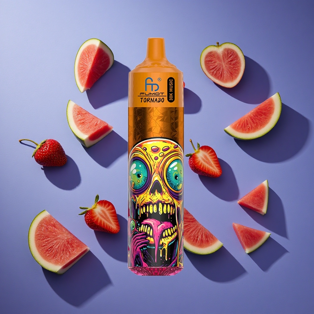 Fragola Anguria Fumot Tornado 30000 Puffs 30mL Ricaricabile Italia vape