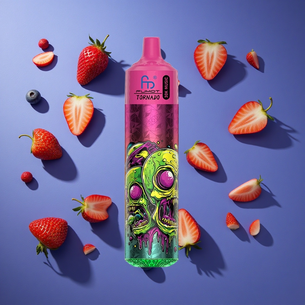 Fragola Mirtillo Fumot RandM Tornado 30000 Puffs Display LED Italia vape