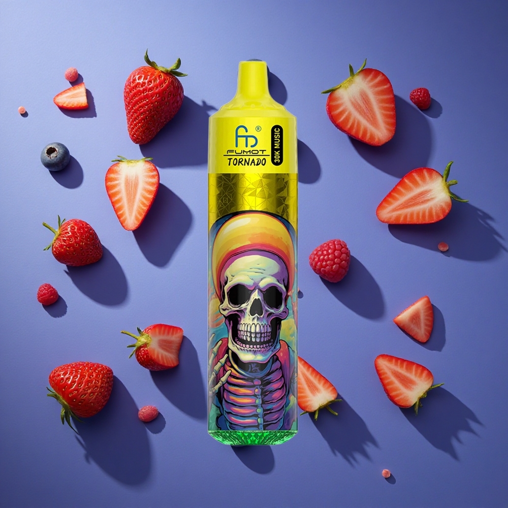 Fragola Mirtillo Lampone Fumot RandM Tornado 30000 Puffs 30mL Ricaricabile Italia vape