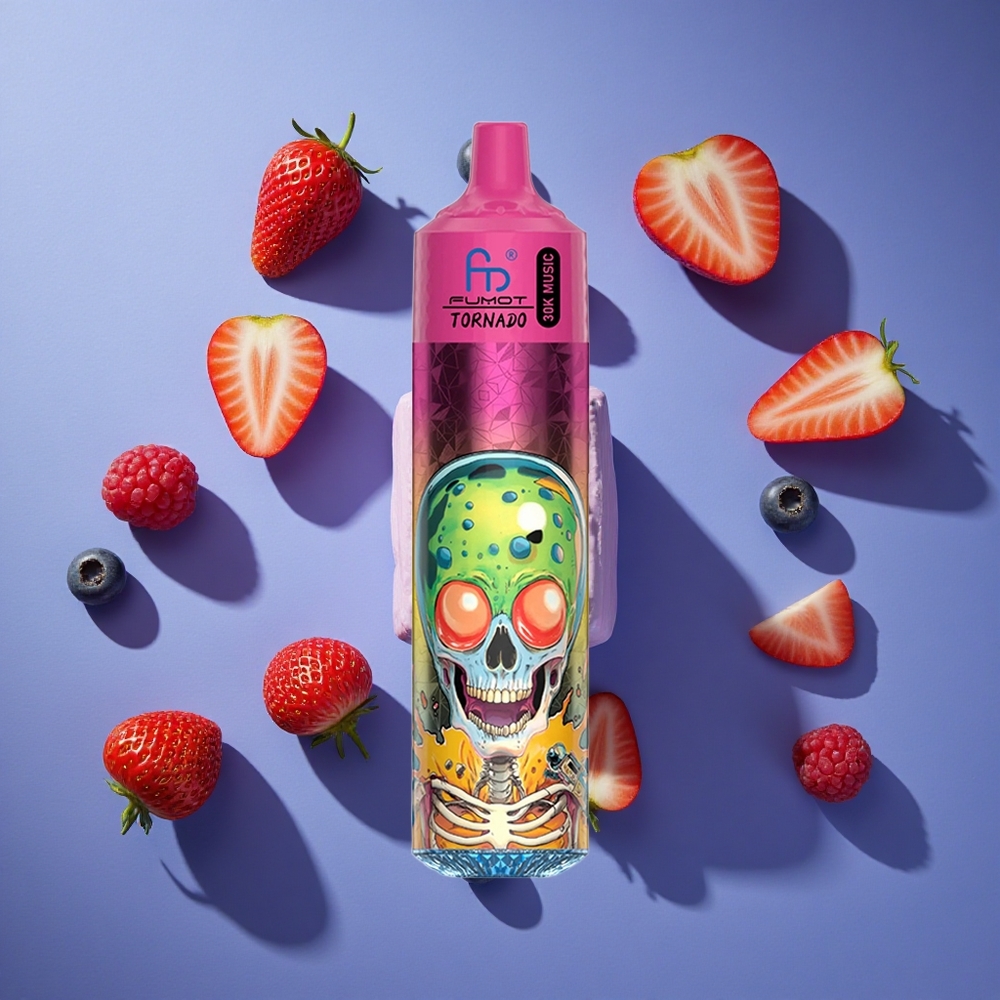 Mirtillo Fragola Lampone Gelato Fumot RandM Tornado 30000 Puffs Italia vape