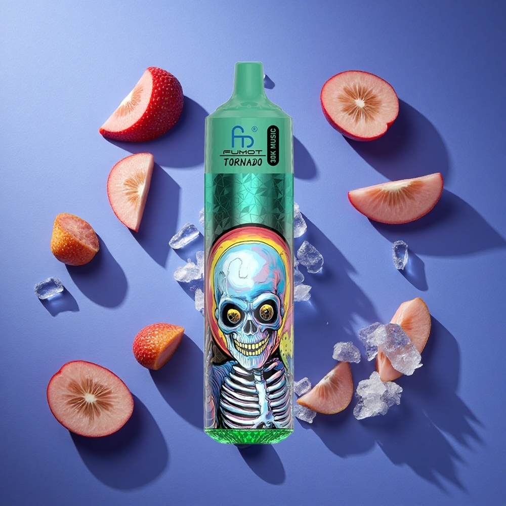 Mirtillo Ghiaccio Fumot RandM Tornado 30000 Puffs Display LED Italia vape
