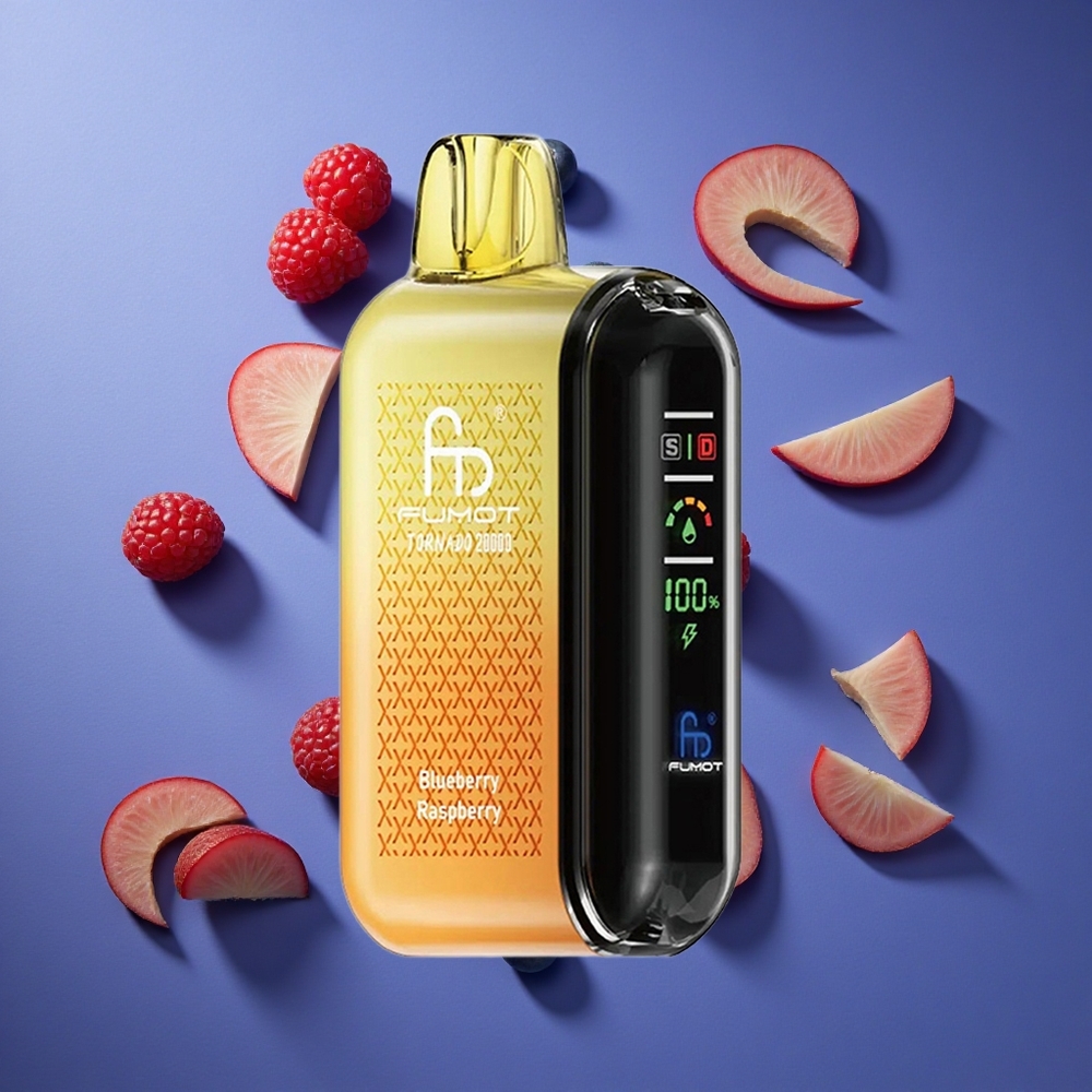 Mirtillo Lampone Fumot Tornado 20000 Puffs Dual Mesh Italia vape