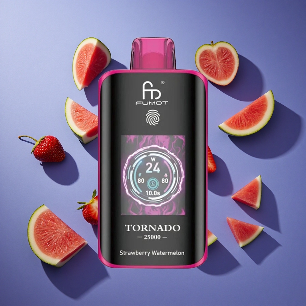 Fragola Anguria Fumot Tornado 25000 Puffs Schermo HD Italia vape