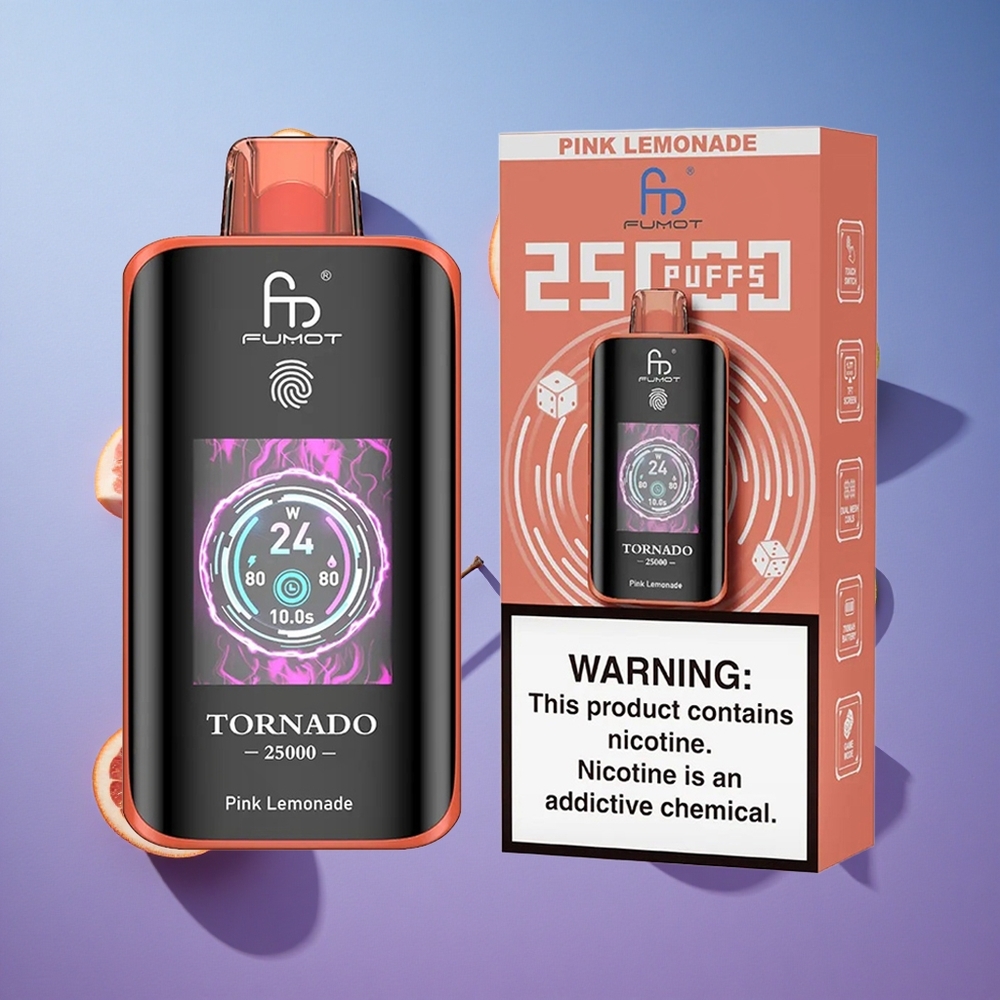 Limone Rosa Fumot Tornado 25000 Puffs HD Italia vape