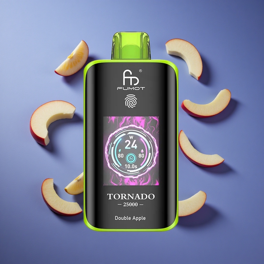 Mela Doppia Fumot Tornado 25000 Puffs Schermo HD Italia vape