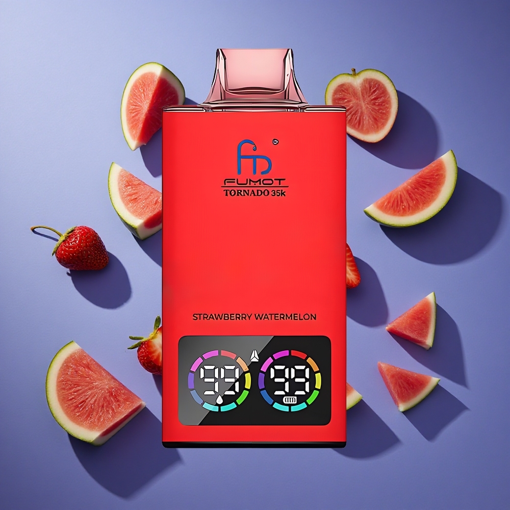 Fragola Anguria Fumot Tornado 35000 Doppia Bobina Italia vape