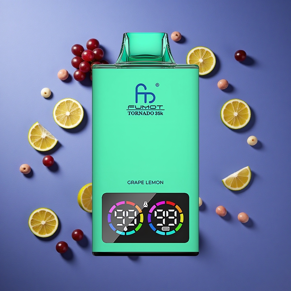 Uva Limone Fumot Tornado 35000 Doppia Bobina Mesh Italia vape