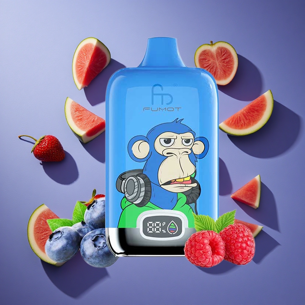 Fragola Anguria Fumot Tornado Digital Box 12000 Puffs Mesh Coil Italia vape