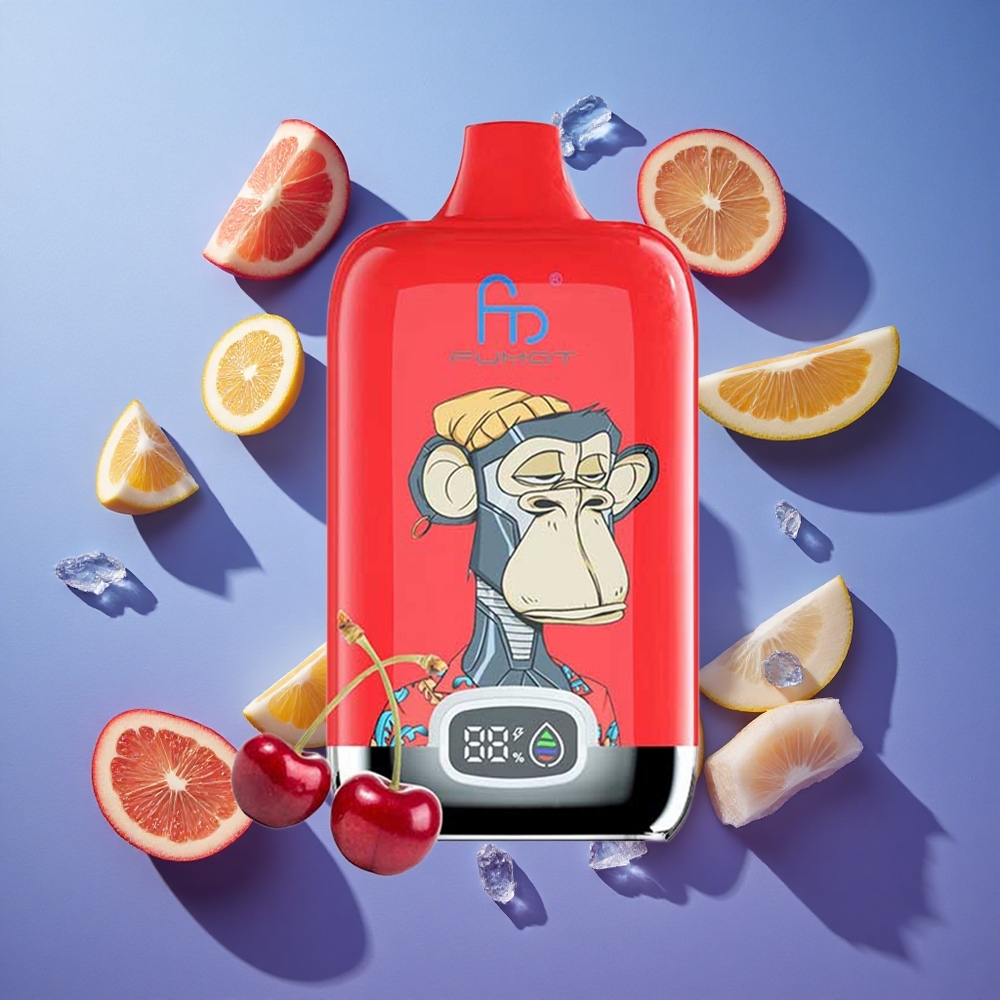 Ghiaccio Pop Fumot Tornado Digital Box 12000 Puffs Mesh Coil Italia vape