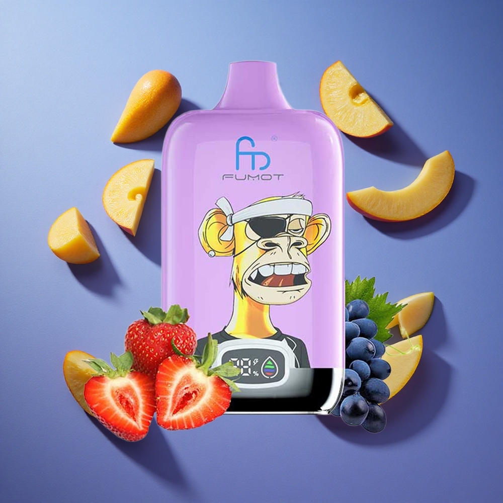 Mango Su Ghiaccio Fumot Tornado Scatola Digitale 12000 Puffs Mesh Italia vape