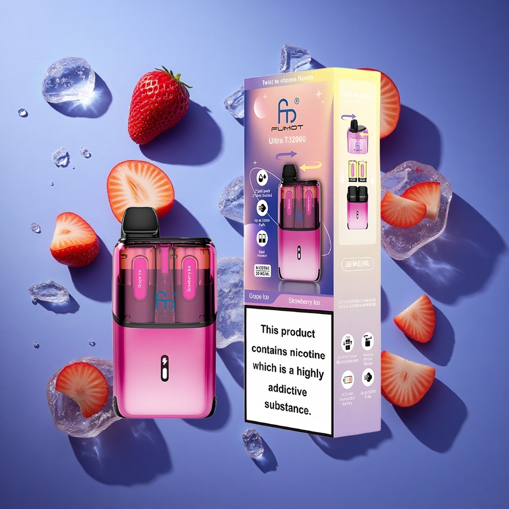 Ghiaccio d'Uva - Ghiaccio di Fragola Fumot Ultra T32000 32000 Puffs Italia vape