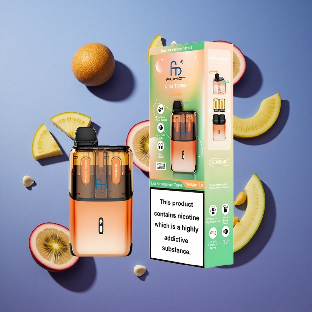 Kiwi Frutto della Passione Guava - Ananas Ghiacciato Fumot Ultra T32000 32000 boccate Italia vape
