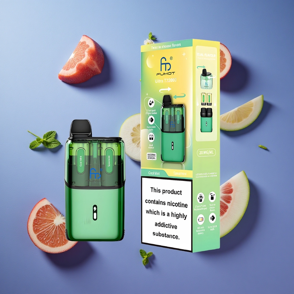Menta Fresca-Menta Verde Fumot Ultra T32000 32000 boccate Italia vape