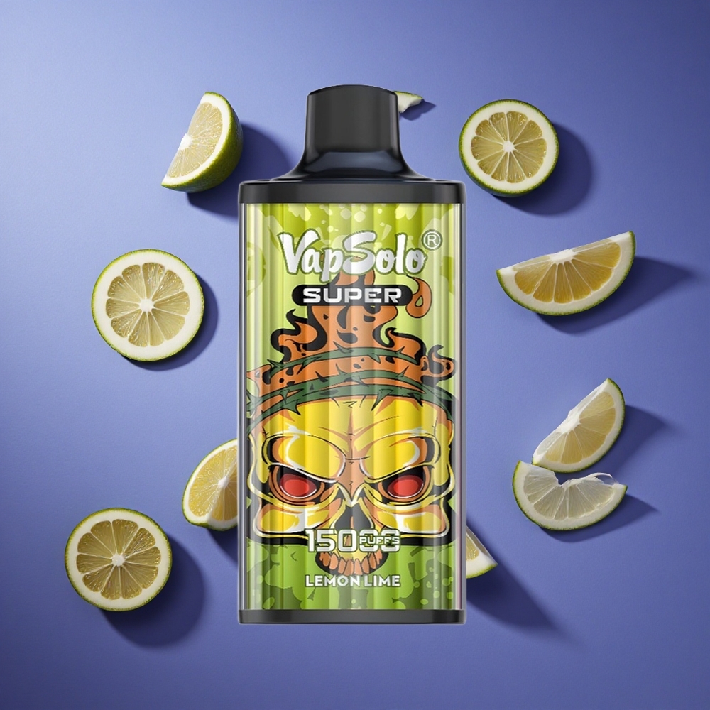 Lima Limone Vapsolo Super 15000 Puffs 40ml E-Liquid Italia vape