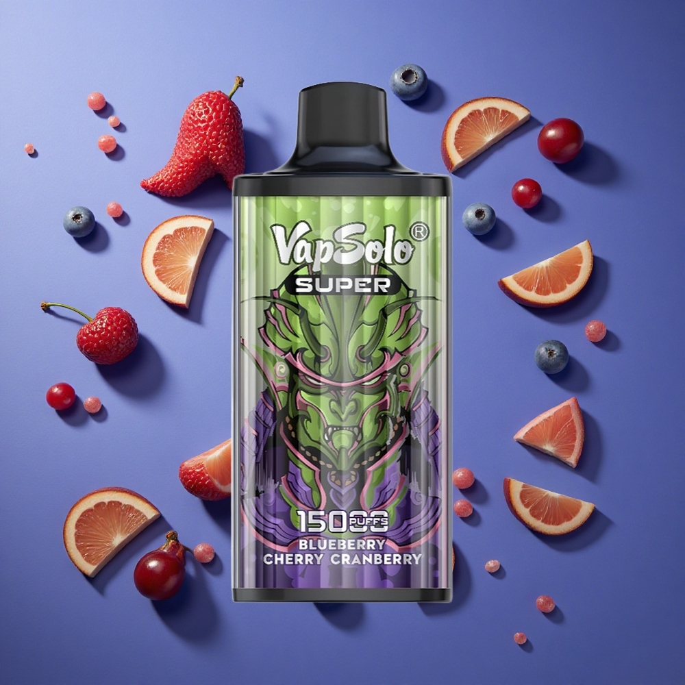 Mirtillo Ciliegia Mirtillo Rosso Vapsolo Super 15000 Puffs Italia vape