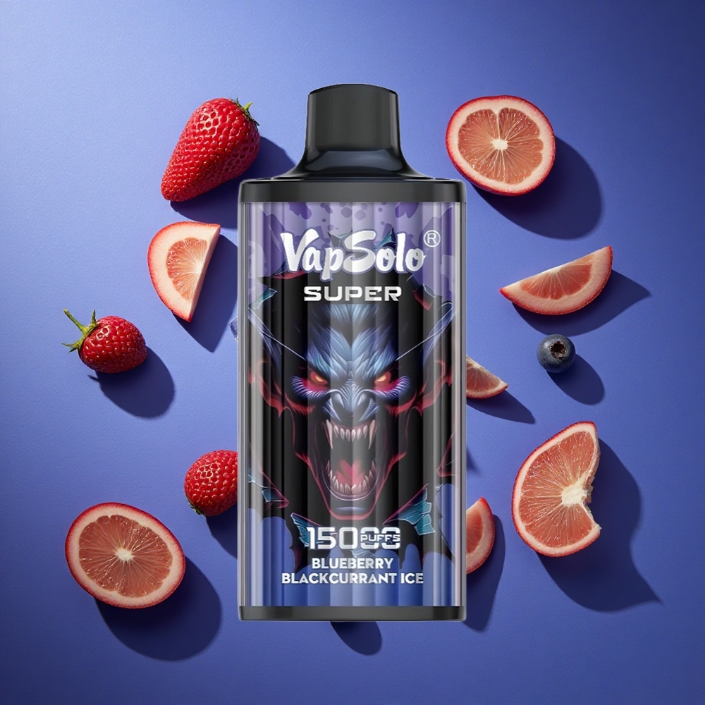 Mirtillo Nero Ghiaccio Vapsolo Super 15000 Puffs Italia vape