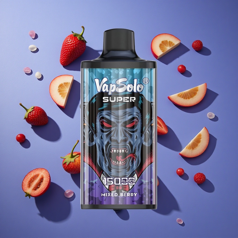 Misto di Bacche Vapsolo Super 15000 Puffs 40ml Italia vape