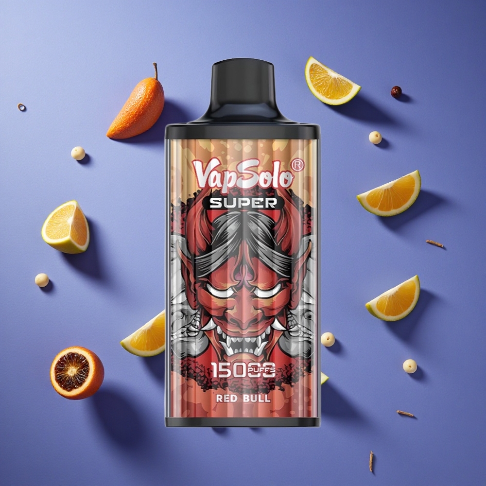Toro Rosso Vapsolo Super 15000 Puffs 40ml E-Liquido Mesh Coil Italia vape