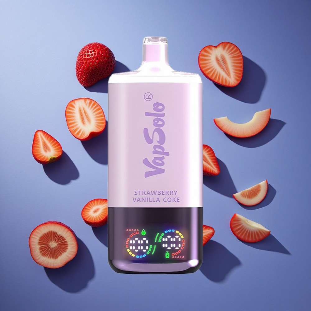 Fragola Vaniglia Coca VapSolo Triple 30000 Puffs 3 Serbatoi Italia vape